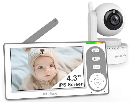 Image HelloBaby 4.3 Inch Video Baby Monitor