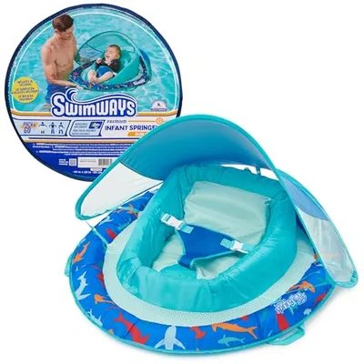 SwimWays Infant Spring Float Blue