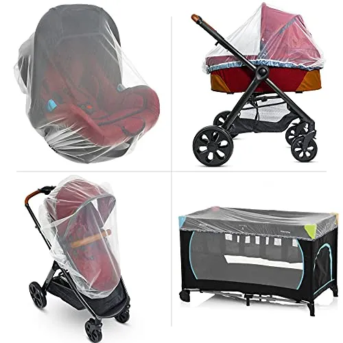 Compare Universal Backpackers Stroller Baby Mosquito Net with Wanateber Stroller Mosquito Net 2-Pack White