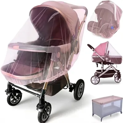 Sysmie Universal Baby Mosquito Net 2-Pack Pink