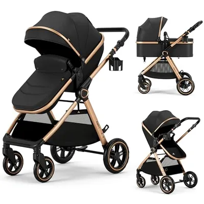 Accombe Convertible 2-in-1 Baby Stroller