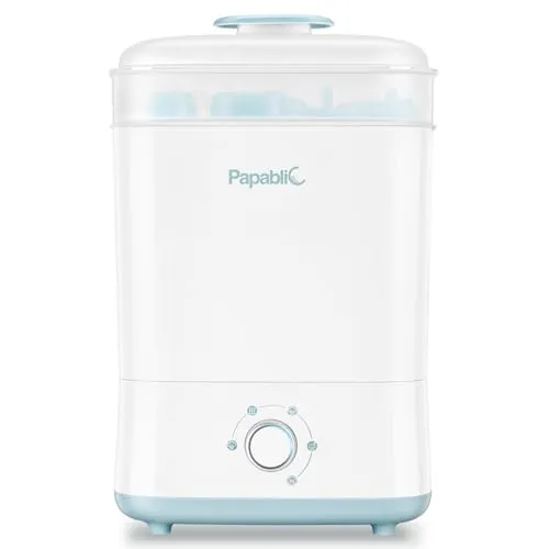 Compare Dr. Brown's Deluxe Electric Bottle Sterilizer with Papablic Pro 10-Bottle Sterilizer Dryer