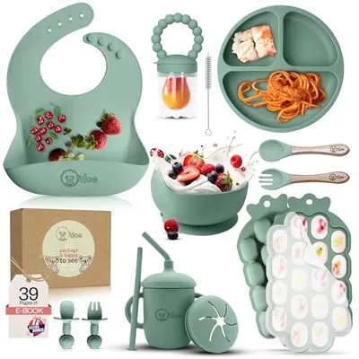 O'doe 15-Piece Silicone Baby Weaning Set