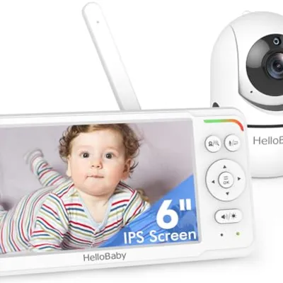 HelloBaby HB6560 6 Inch Baby Monitor