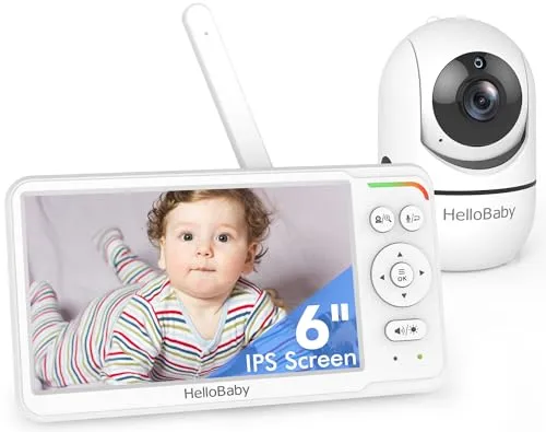 Image HelloBaby HB6560 6 Inch Baby Monitor