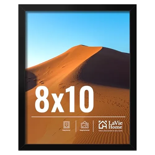 Image LaVie Home Classic 8x10 Black Picture Frame