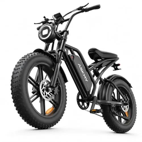 Image Askmy E500 Fat Tire Electric Bike 48V 15Ah