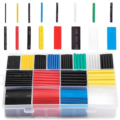 Ginsco 580 Piece Heat Shrink Tubing Kit