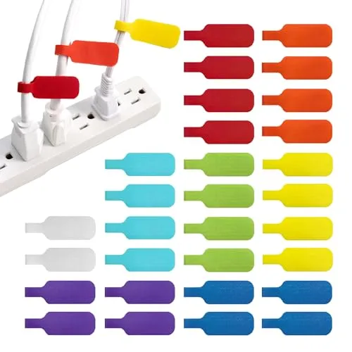 Image Wrap-It Storage Medium Cable Labels 30-Pack
