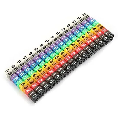 Fafeicy Clip-on Wire Markers 1.5mm 150PCS