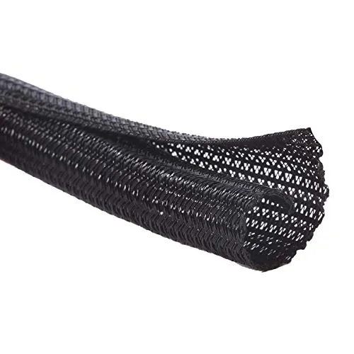 Image Alex Tech 1/2 inch 10ft Black Wire Loom