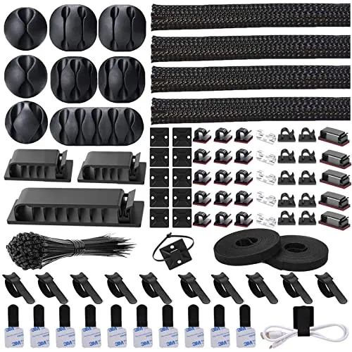 Image N NOROCME 192 Piece Cable Management Kit