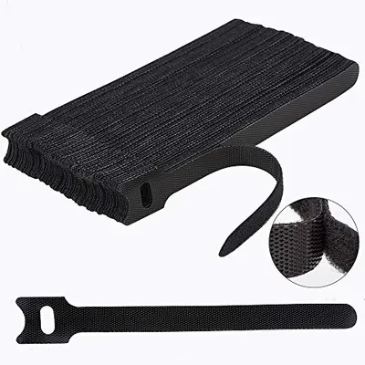 Nettbe 6 Inch Reusable Cable Ties 60-Pack
