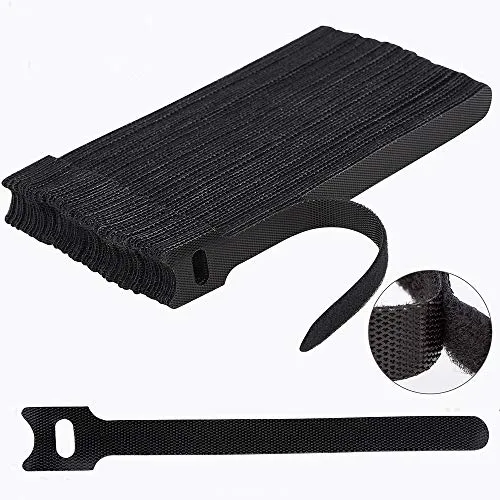 Image Nettbe 6 Inch Reusable Cable Ties 60-Pack