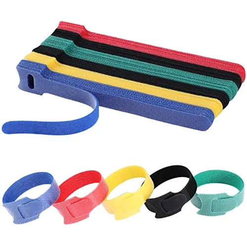 Image Mvyc 120-Piece 6-Inch Reusable Cable Ties