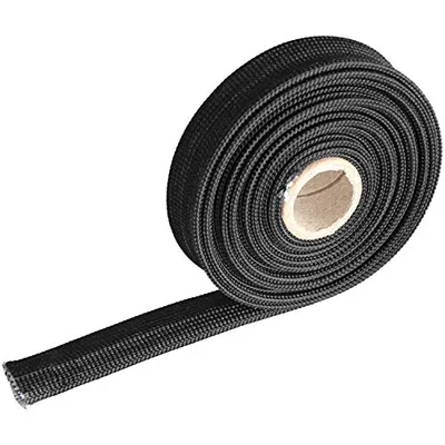 LEDAUT Black 1/2 Inch Fiberglass Heat Sleeve