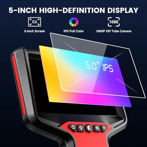 Thumbnail 3 of TGJOR G50 5-Inch Dual-Lens Endoscope Camera
