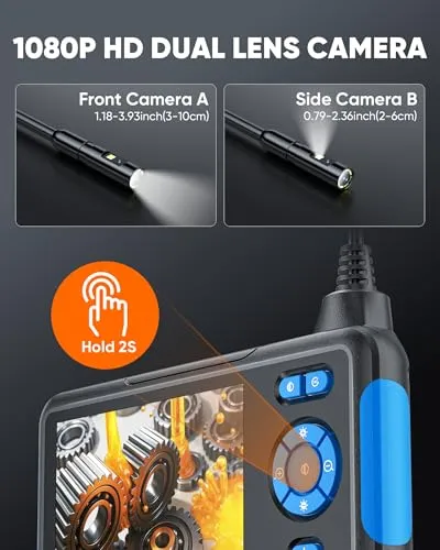Thumbnail 4 of T TAKMLY Dual Lens 1080P Endoscope 4.3" HD