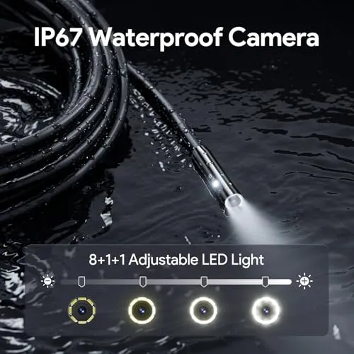 Thumbnail 5 of DEPSTECH DS620 Triple-Lens Borescope 16.5FT Cable
