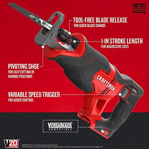 Thumbnail 5 of CRAFTSMAN V20 7-Tool Cordless Combo Kit