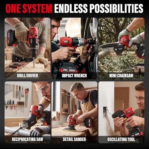 Thumbnail 7 of TEENO 20V 6-in-1 Brushless Cordless Multi-Tool