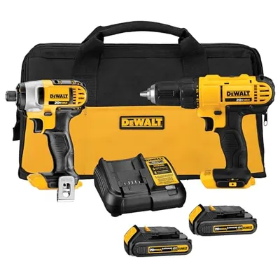 DEWALT 20V MAX Cordless Drill Impact Combo