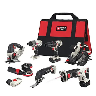 PORTER-CABLE 20V MAX 8-Tool Combo Kit