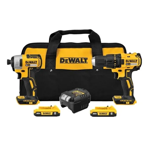 Image DEWALT 20V MAX Brushless 2-Tool Combo Kit