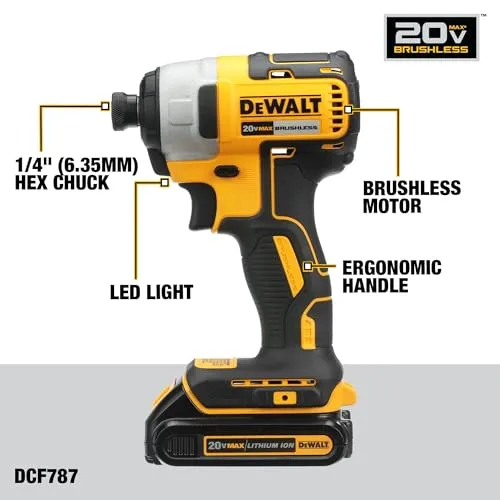 Thumbnail 5 of DEWALT 20V MAX Brushless 2-Tool Combo Kit