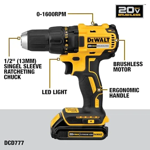 Thumbnail 3 of DEWALT 20V MAX 5-Tool Combo Kit DCK540D1