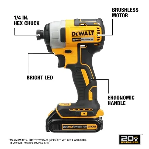 Thumbnail 4 of DEWALT 20V MAX 5-Tool Combo Kit DCK540D1